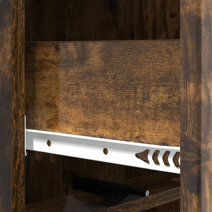 Armoire à tiroirs Chêne fumé 33 x 34,5 x 92 cm - 8