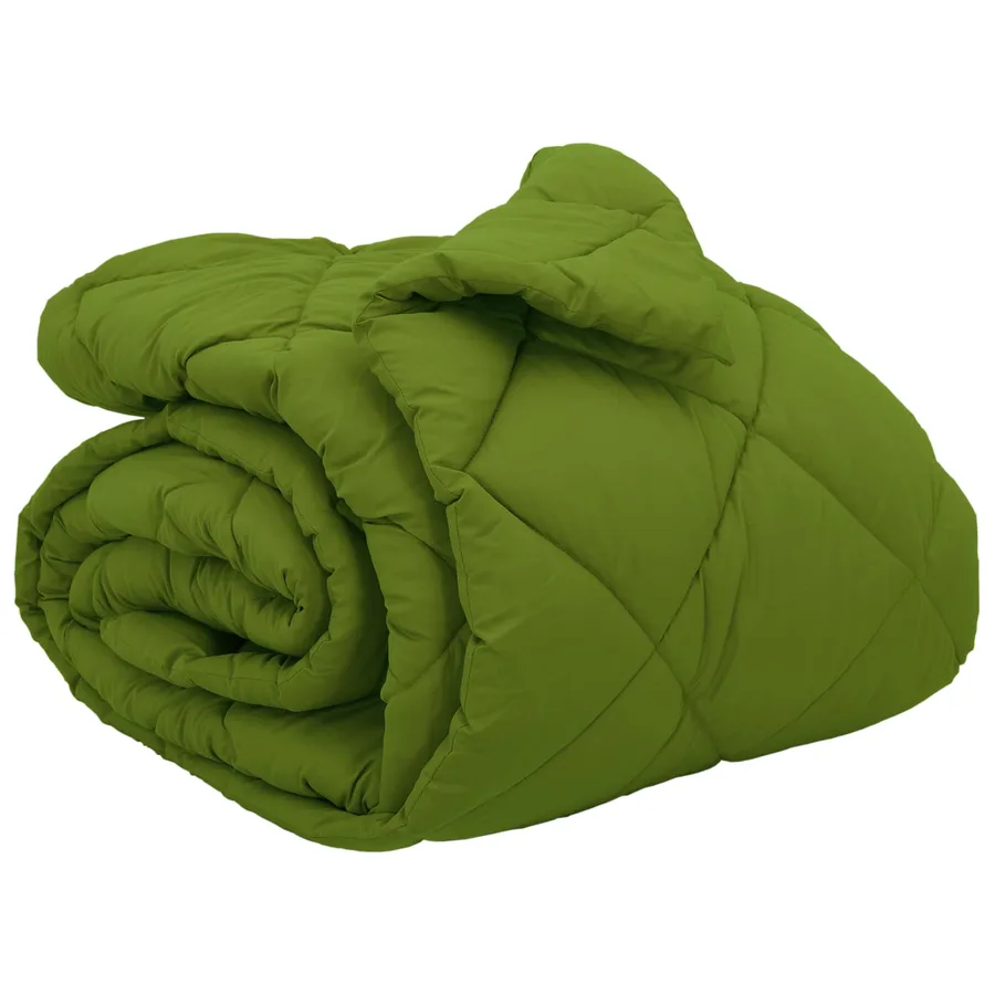Duvet d'hiver Vert 200 x 200 cm Microfibre - 2