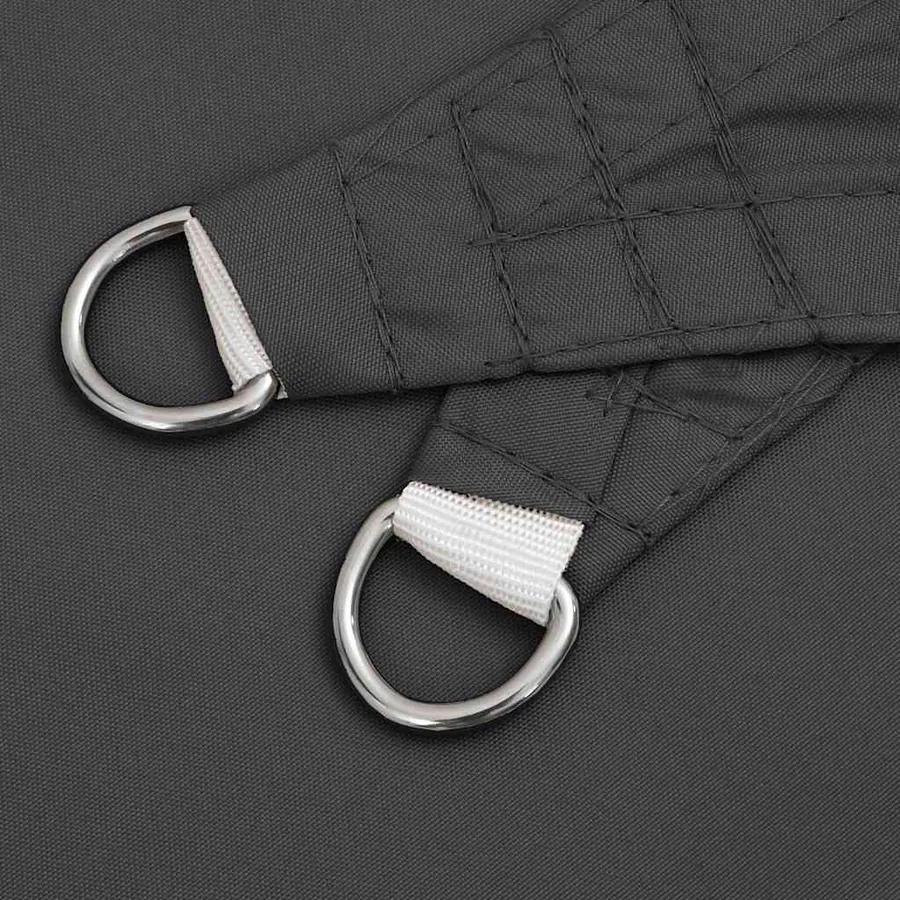 Voile de parasol tissu oxford rectangulaire 2x5 m anthracite - 6