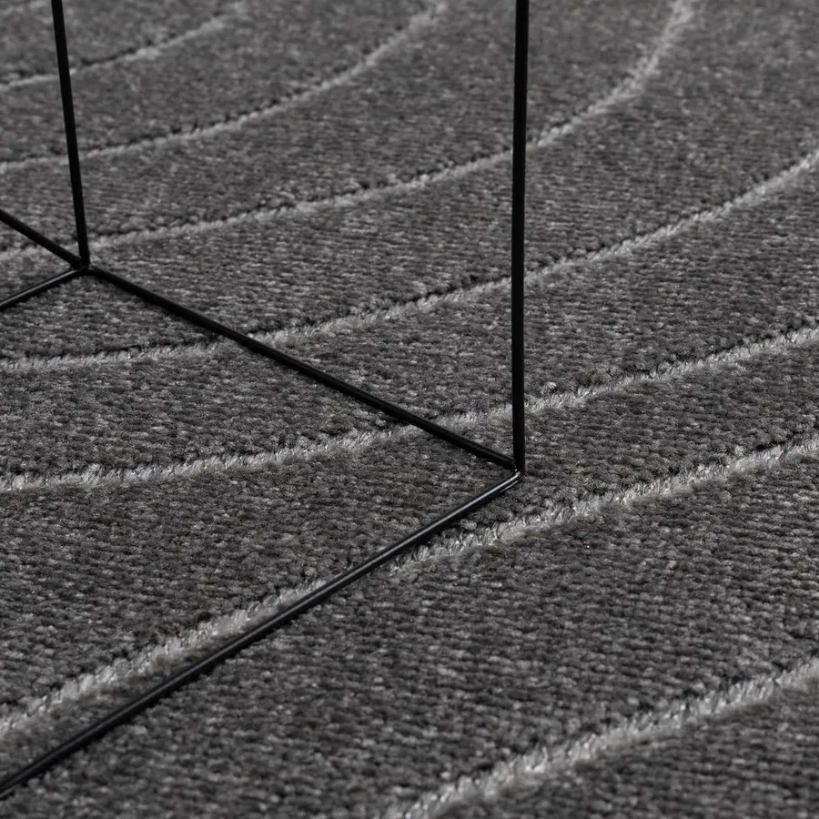 Tapis de surface PALMERAS Anthracite 150 x 80 cm Polyester - 6
