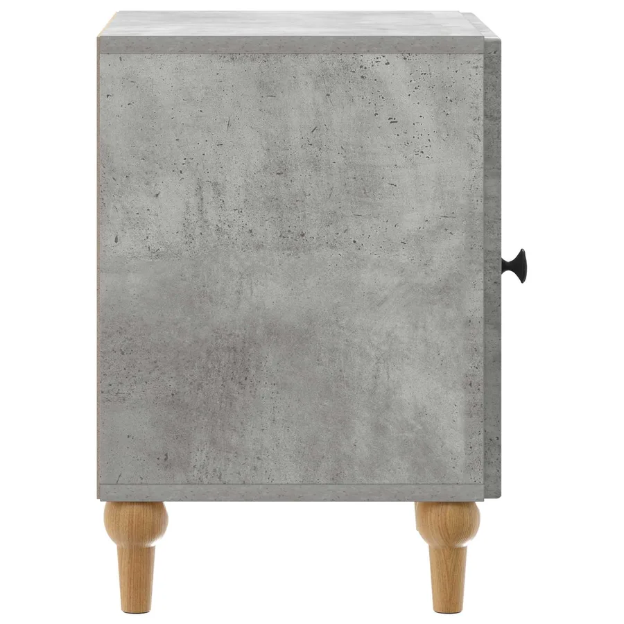 Cabinet de chevet Gris béton 43 x 34,5 x 50 cm - 6