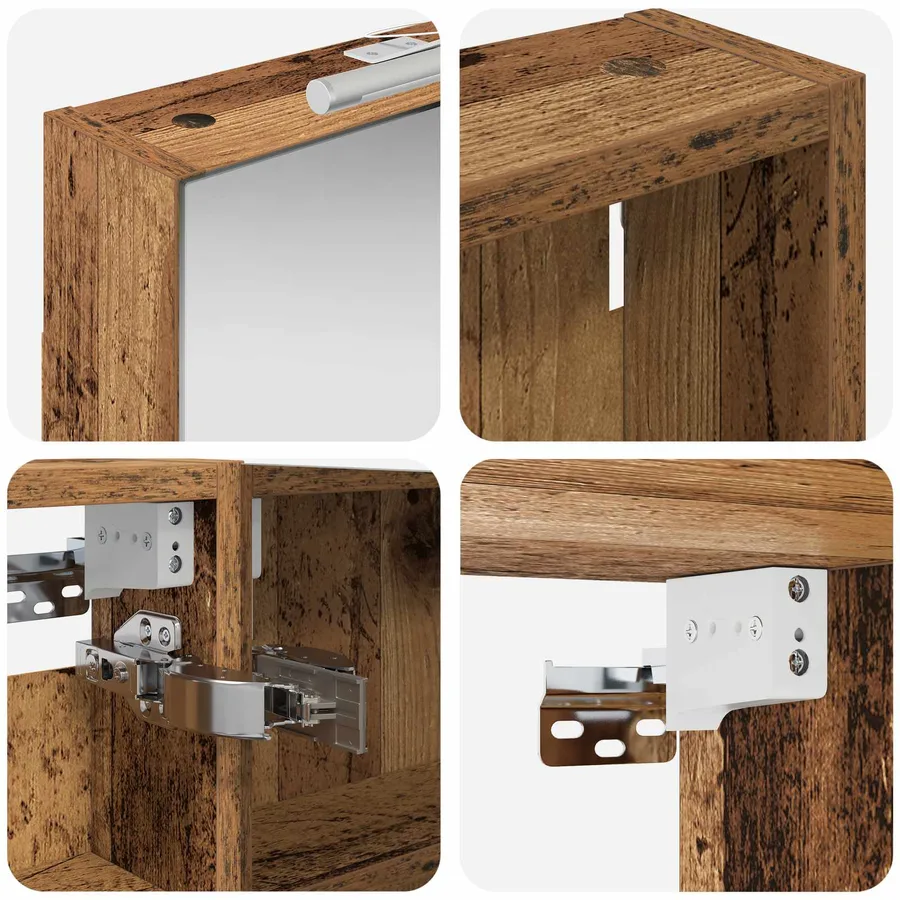 Ensemble de Meubles de Salle de Bain 3 pcs 120 x 10,5 x 60,5 cm - 10
