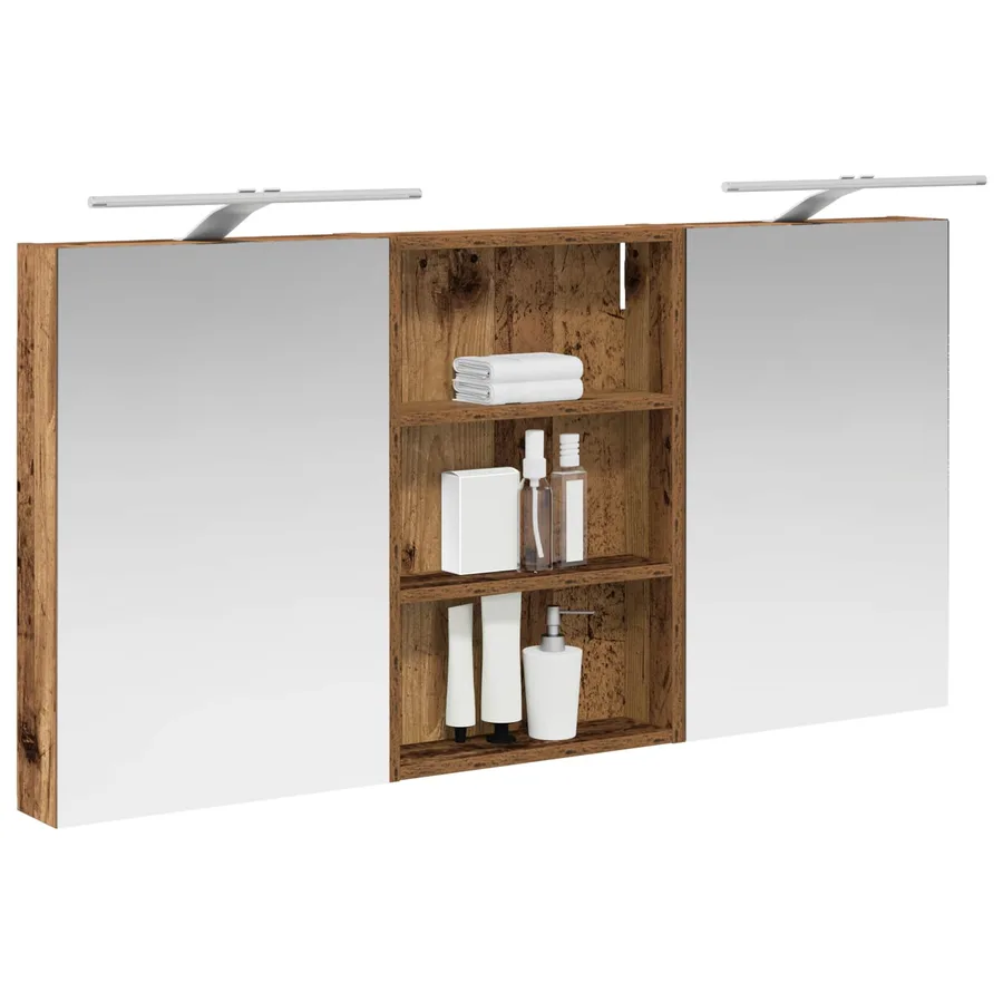 Ensemble de Meubles de Salle de Bain 3 pcs 120 x 10,5 x 60,5 cm - 3