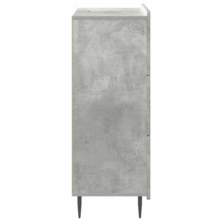 Armoire à tiroirs Gris béton 66 x 34,5 x 92 cm - 7