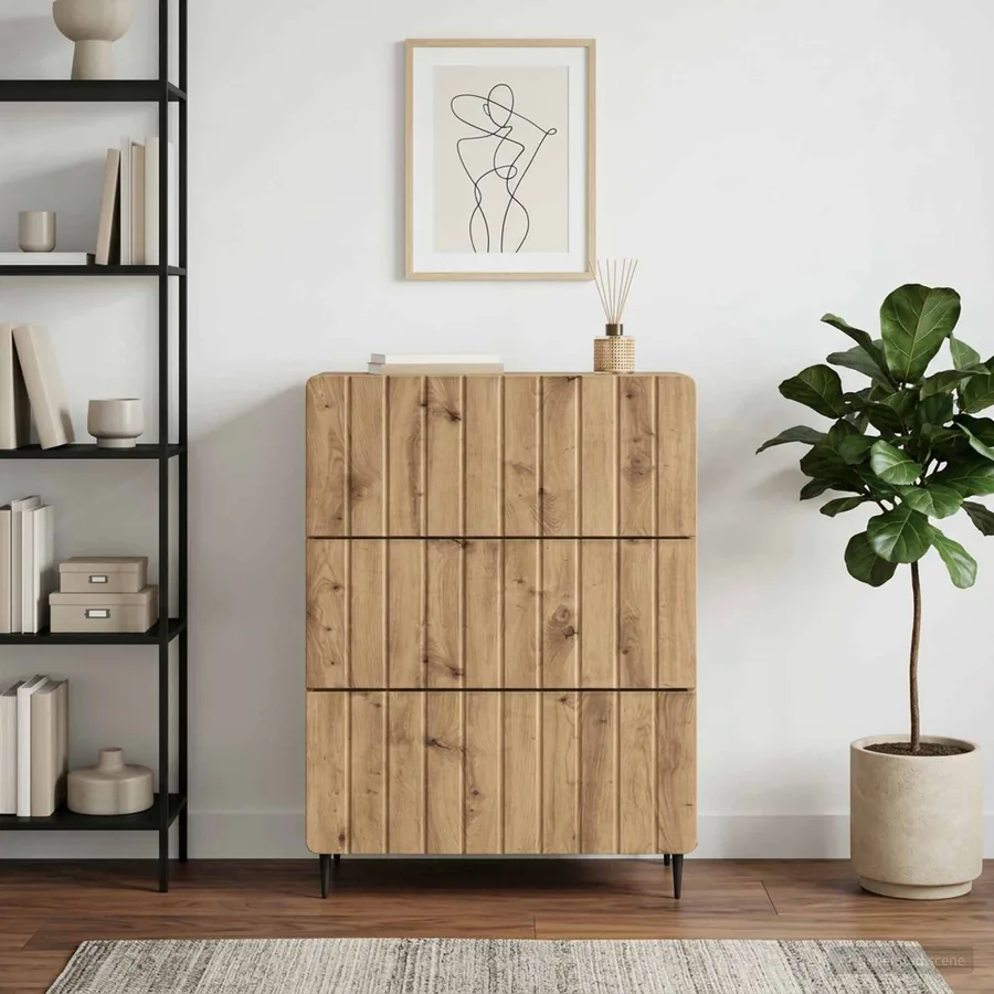 Armoire à tiroirs 66 x 34,5 x 92 cm Bois d'ingénierie