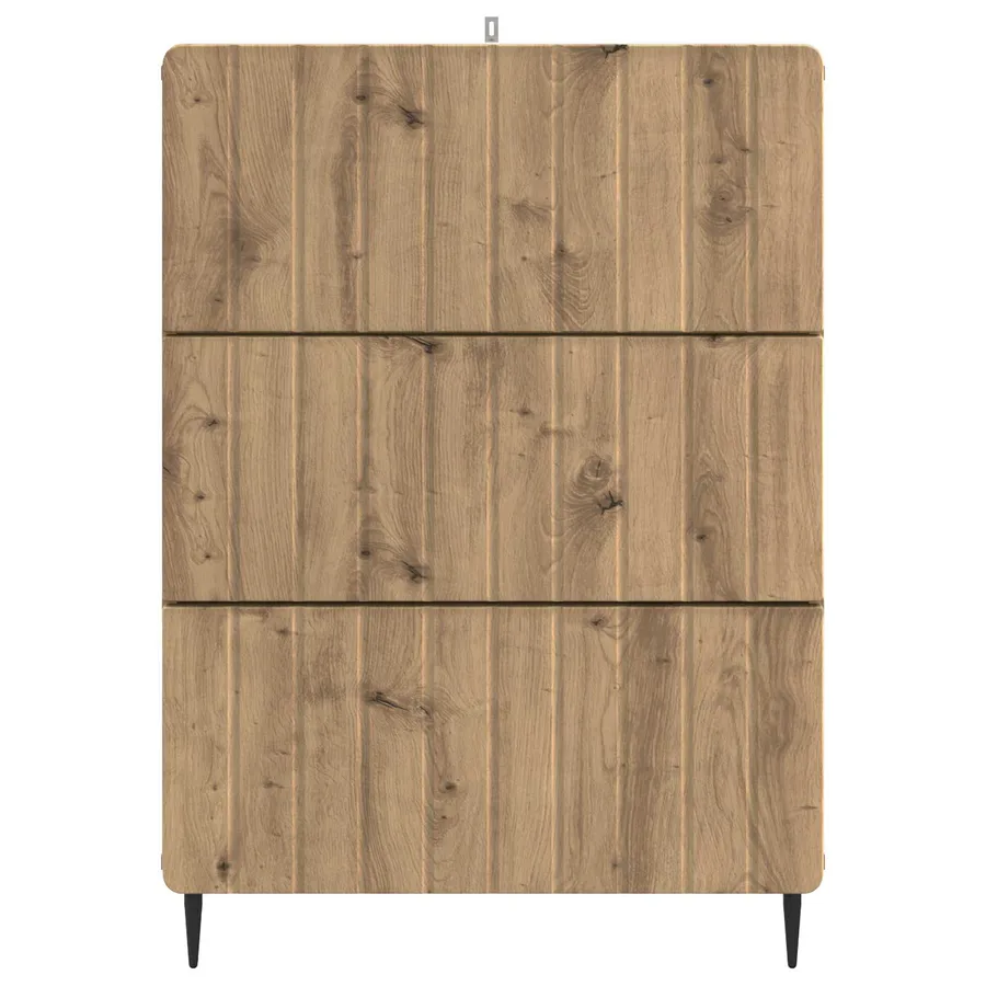 Armoire à tiroirs 66 x 34,5 x 92 cm Bois d'ingénierie - 6