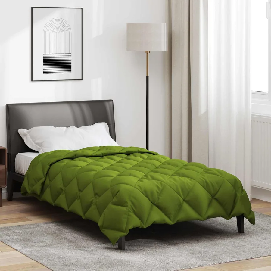 Duvet d'hiver Vert 135 x 220 cm Microfibre
