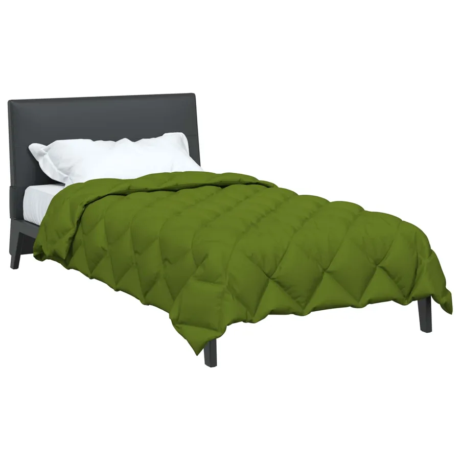 Duvet d'hiver Vert 135 x 220 cm Microfibre - 3