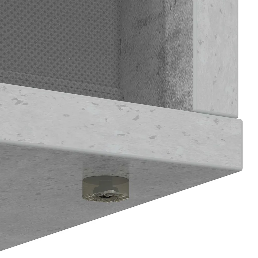 Buffet avec tiroir Gris béton 88,5 x 29 x 84,5 cm - 11