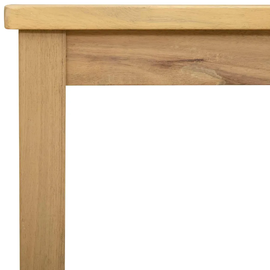Table basse Acacia clair 85 x 85 x 45 cm Bois d'Acacia Massif - 6
