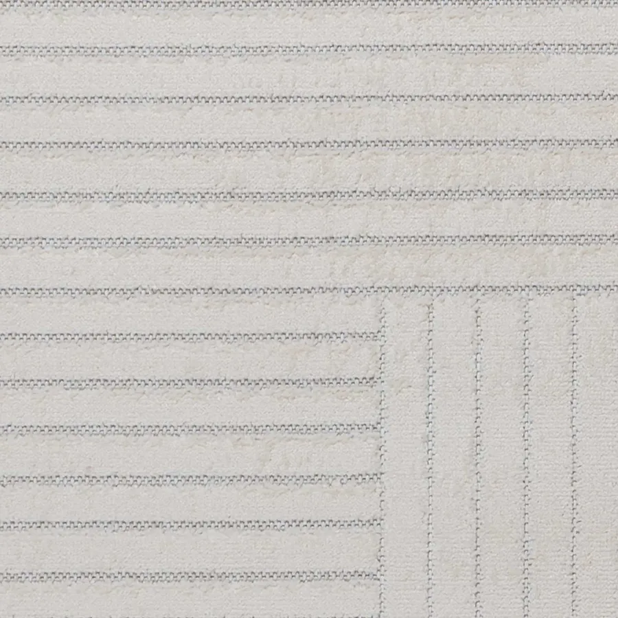Tapis de surface Carré PALMERAS Crème 200 x 200 cm Polyester - 7