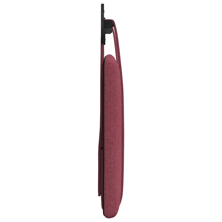 Tête de lit suspendue Bordeaux Tissu - 6