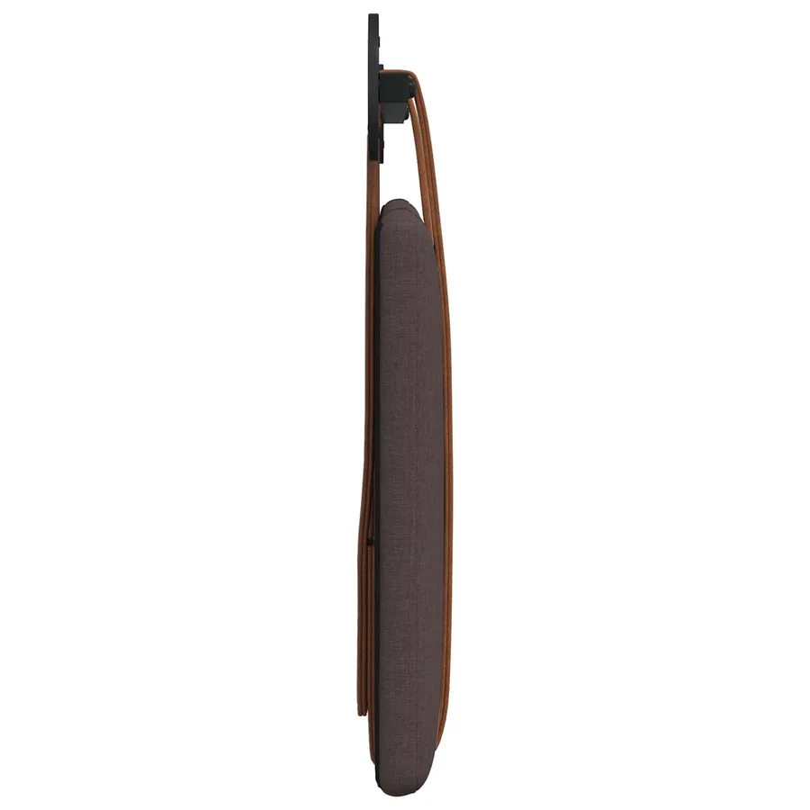 Tête de lit suspendue Marron foncé PU antique - 6