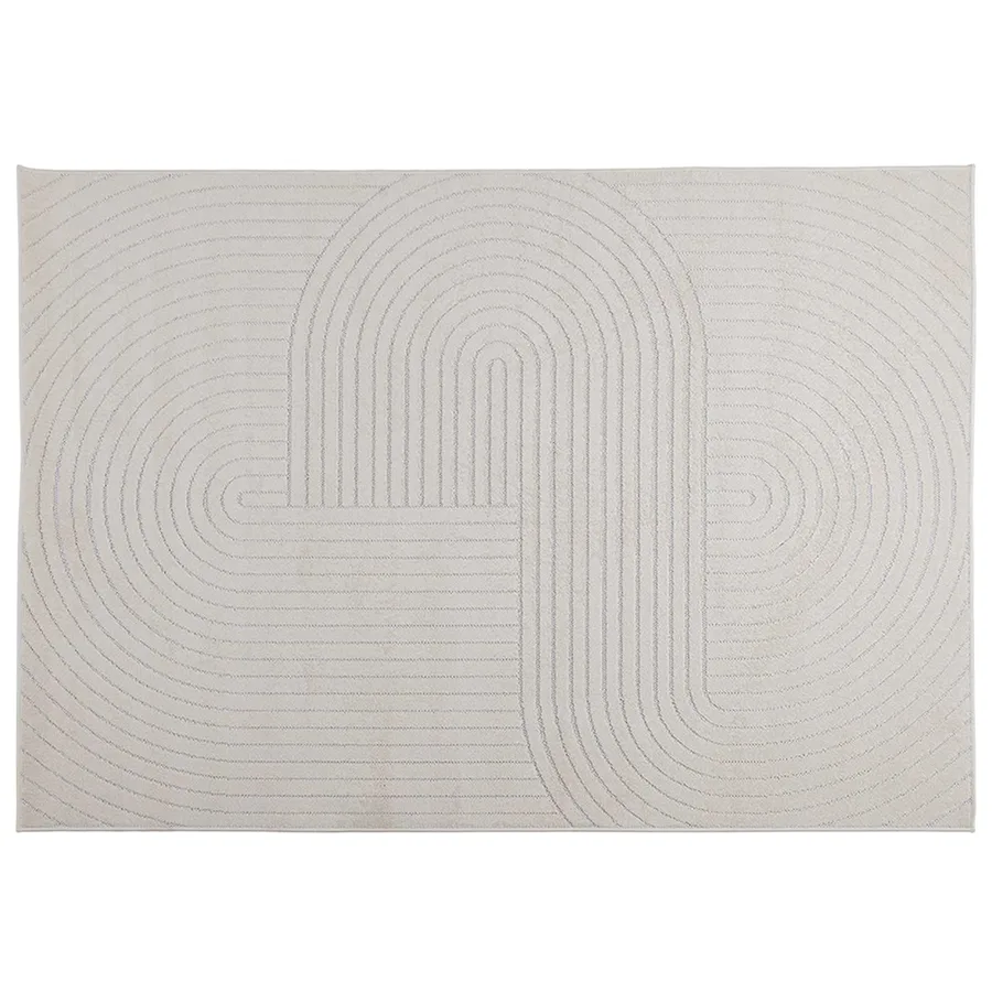 Tapis de surface PALMERAS Crème 200 x 140 cm Polyester - 2