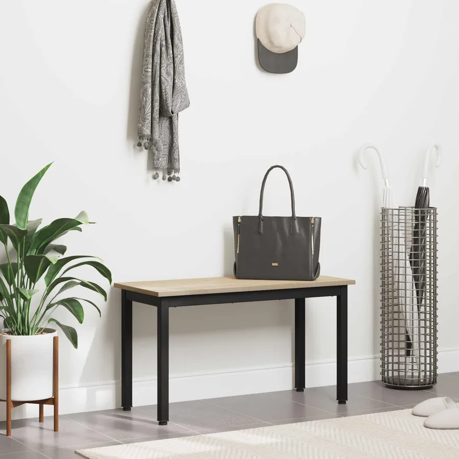 banc Sonoma 80 x 35 x 45 cm Bois d'ingénierie - 4