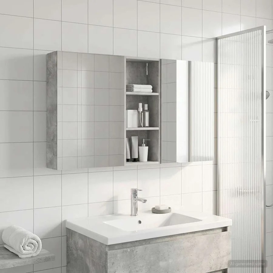 Ensemble de Meubles de Salle de Bain 3 pcs 130 x 14,5 x 70 cm - 4