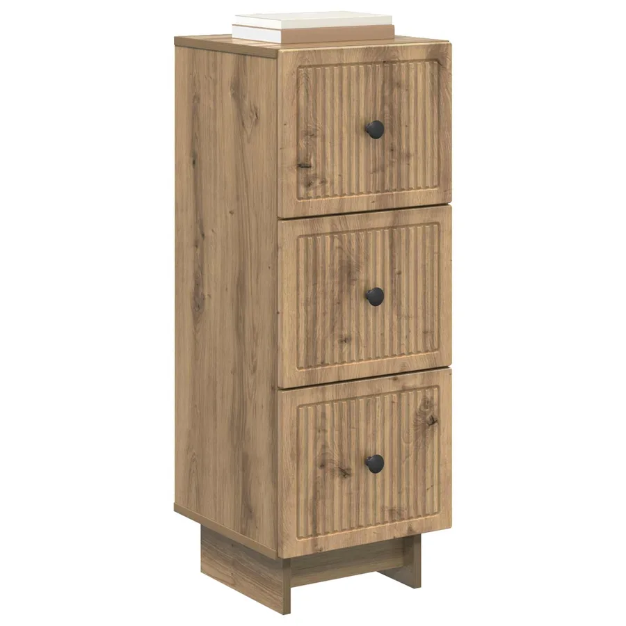 Armoire à tiroirs 33 x 34,5 x 90 cm Bois d'ingénierie - 3