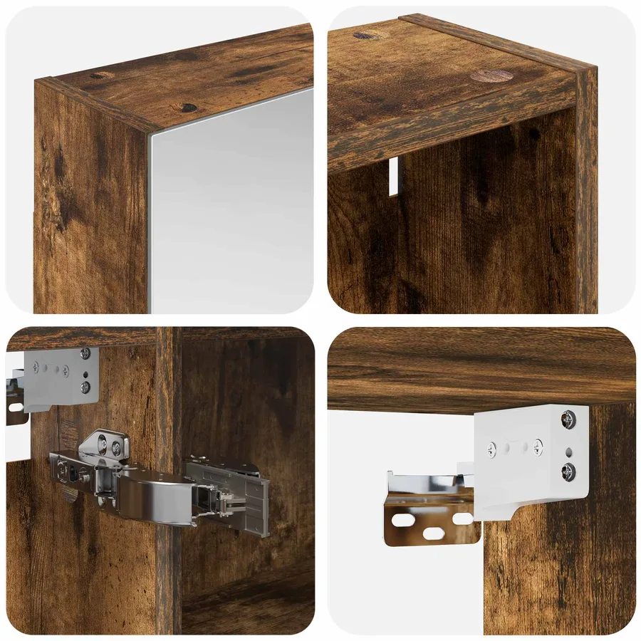 Ensemble de Meubles de Salle de Bain 3 pcs 140 x 14,5 x 70 cm - 10