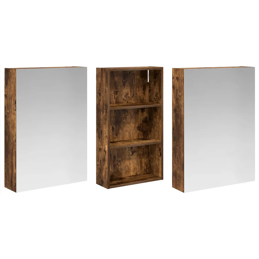 Ensemble de Meubles de Salle de Bain 3 pcs 140 x 14,5 x 70 cm - 5