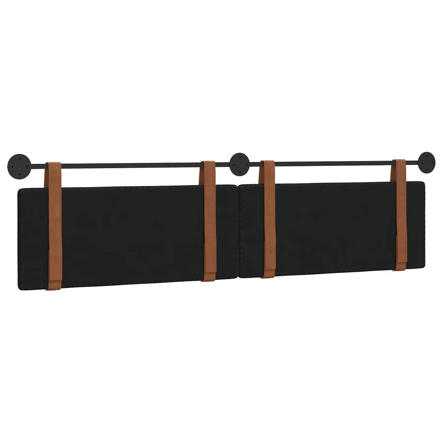Tête de lit suspendue Noir PU antique - 7