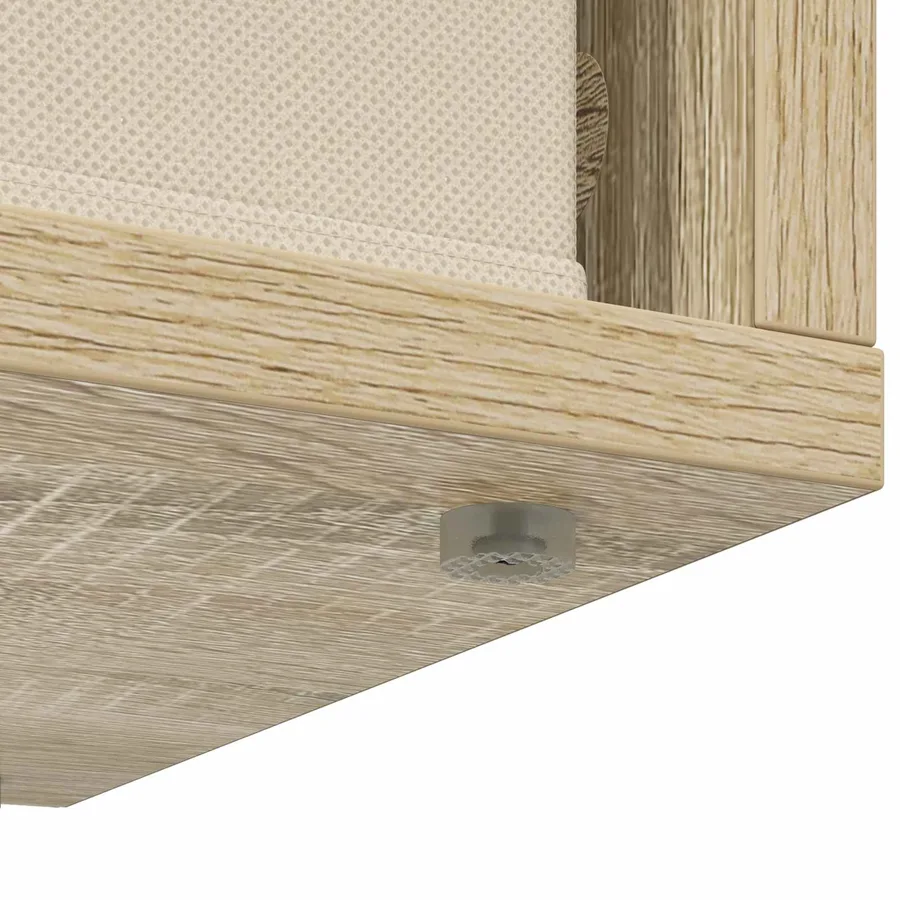 Basboard avec tiroir Chêne Sonoma 87 x 27,5 x 43 cm - 11