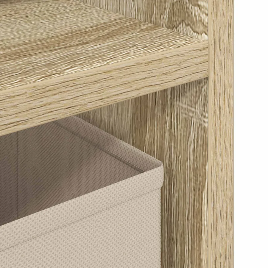 Basboard avec tiroir Chêne Sonoma 87 x 27,5 x 43 cm - 8