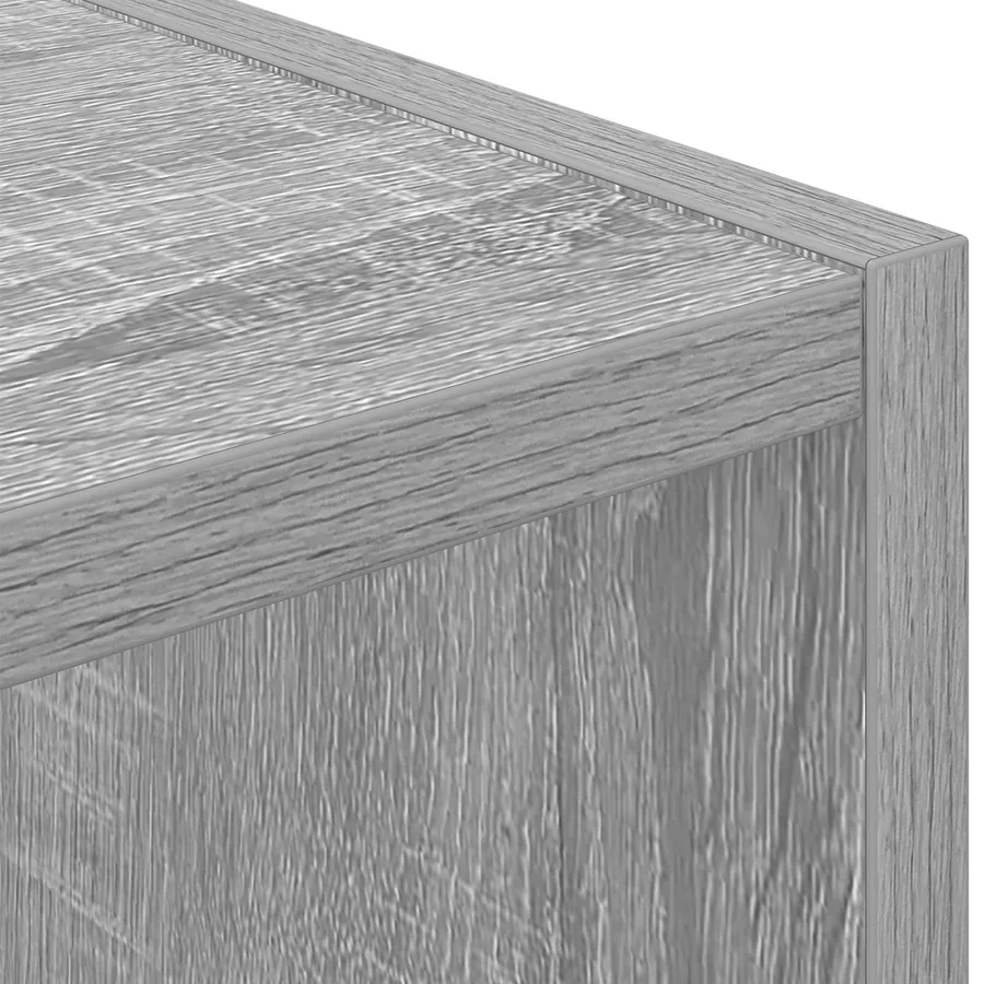 Table de chevet Gris Sonoma 35 x 32 x 68,5 cm Bois d'ingénierie - 9