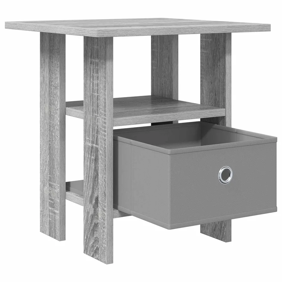 Table de chevet Gris Sonoma 41 x 40 x 45 cm Bois d'ingénierie - 5