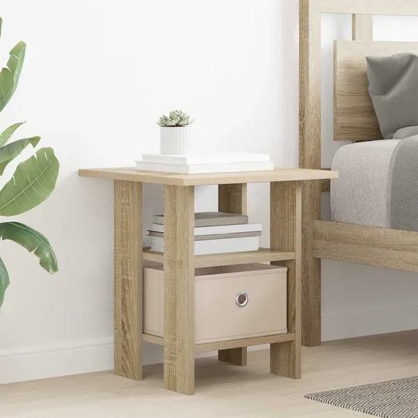 Table de chevet Chêne Sonoma 41 x 40 x 45 cm Bois d'ingénierie