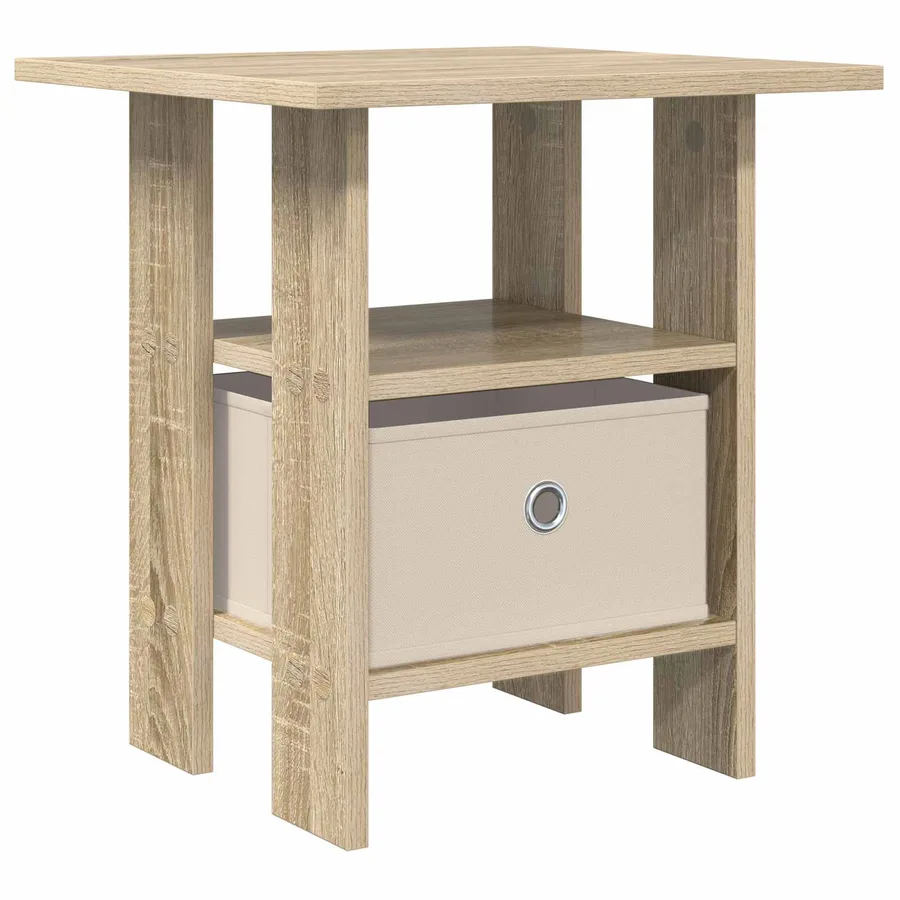 Table de chevet Chêne Sonoma 41 x 40 x 45 cm Bois d'ingénierie - 2