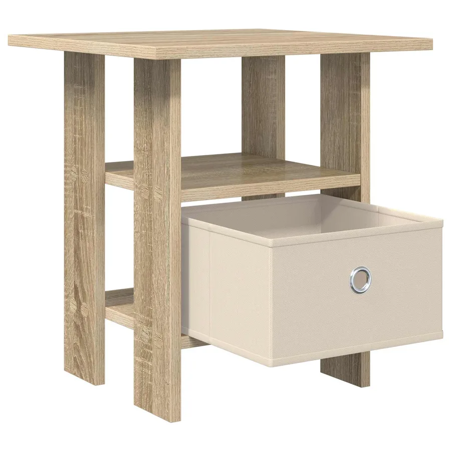 Table de chevet Chêne Sonoma 41 x 40 x 45 cm Bois d'ingénierie - 5