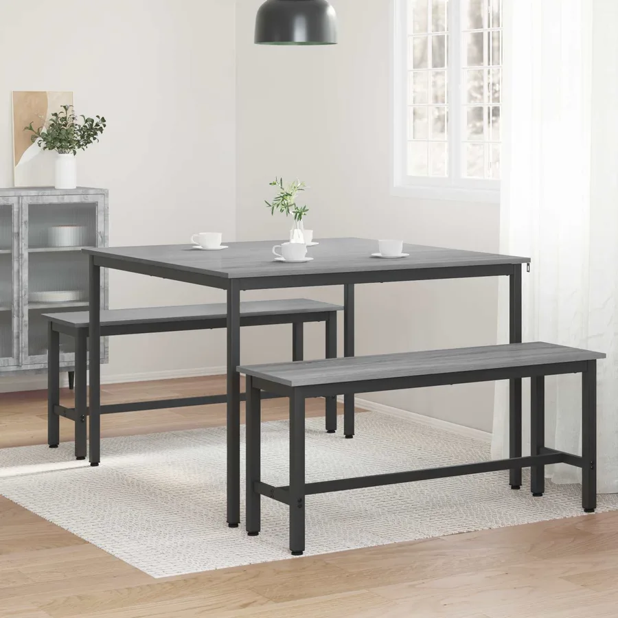 Table de salle à manger / Table de repas 110 x 110 x 75 cm - 4
