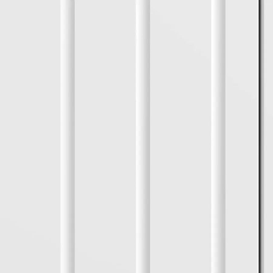Buffet Blanc brillant 66 x 34,5 x 92 cm Bois d'ingénierie - 8