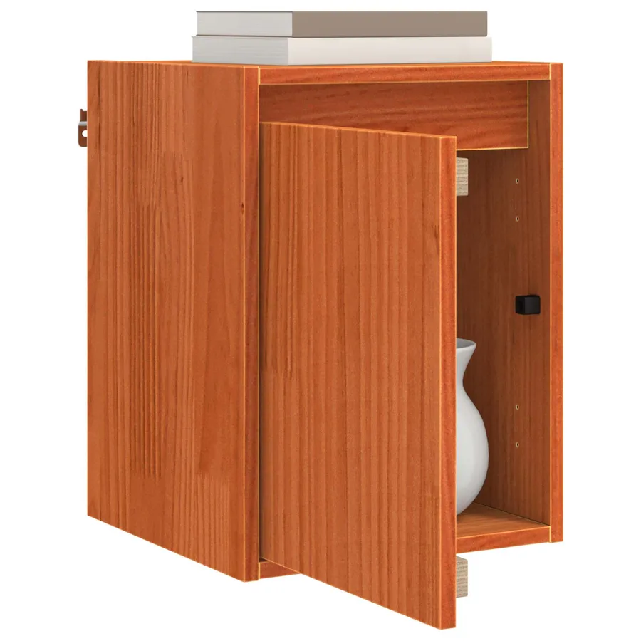 Meuble mural Montage mural 2 pcs Cire marron 30 x 30 x 40 cm - 3