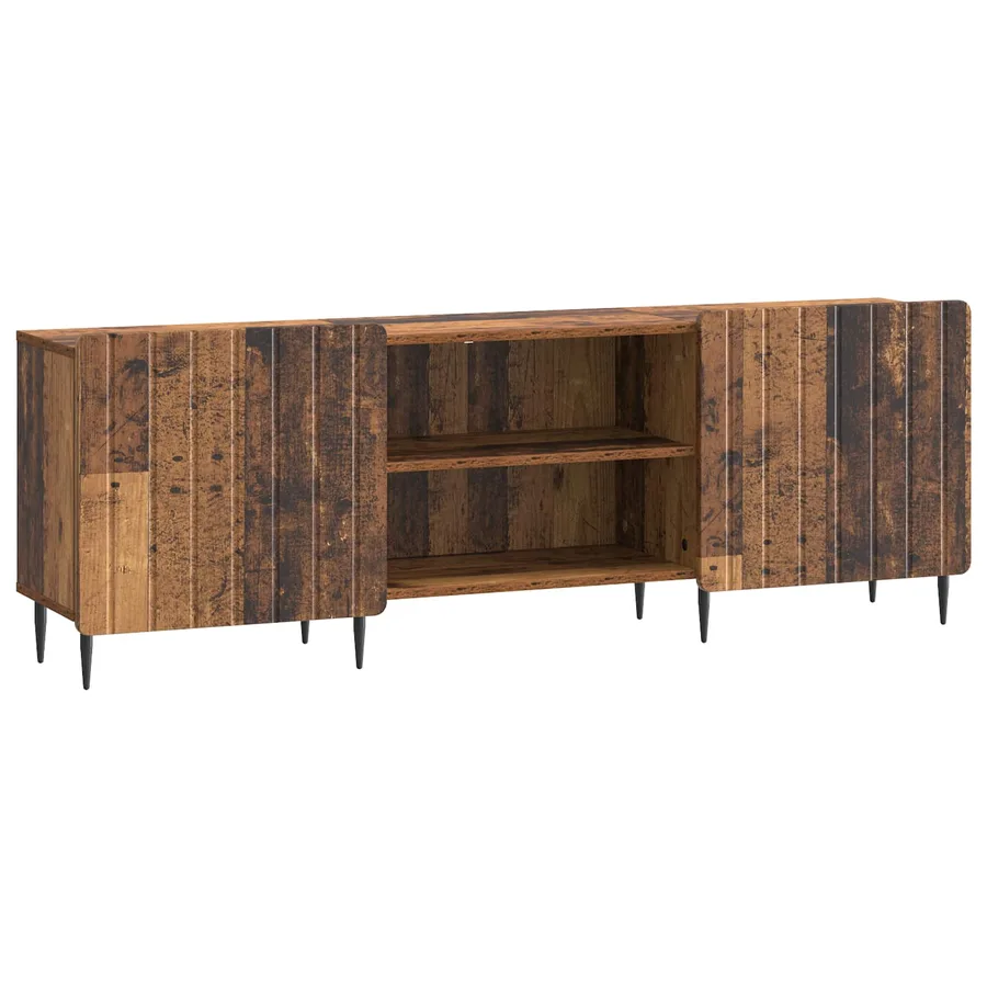 Meuble TV Bois ancien 150 x 31 x 52 cm Bois d'ingénierie - 2