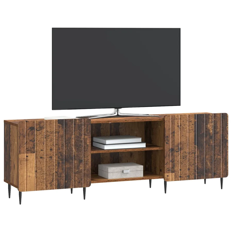 Meuble TV Bois ancien 150 x 31 x 52 cm Bois d'ingénierie - 3