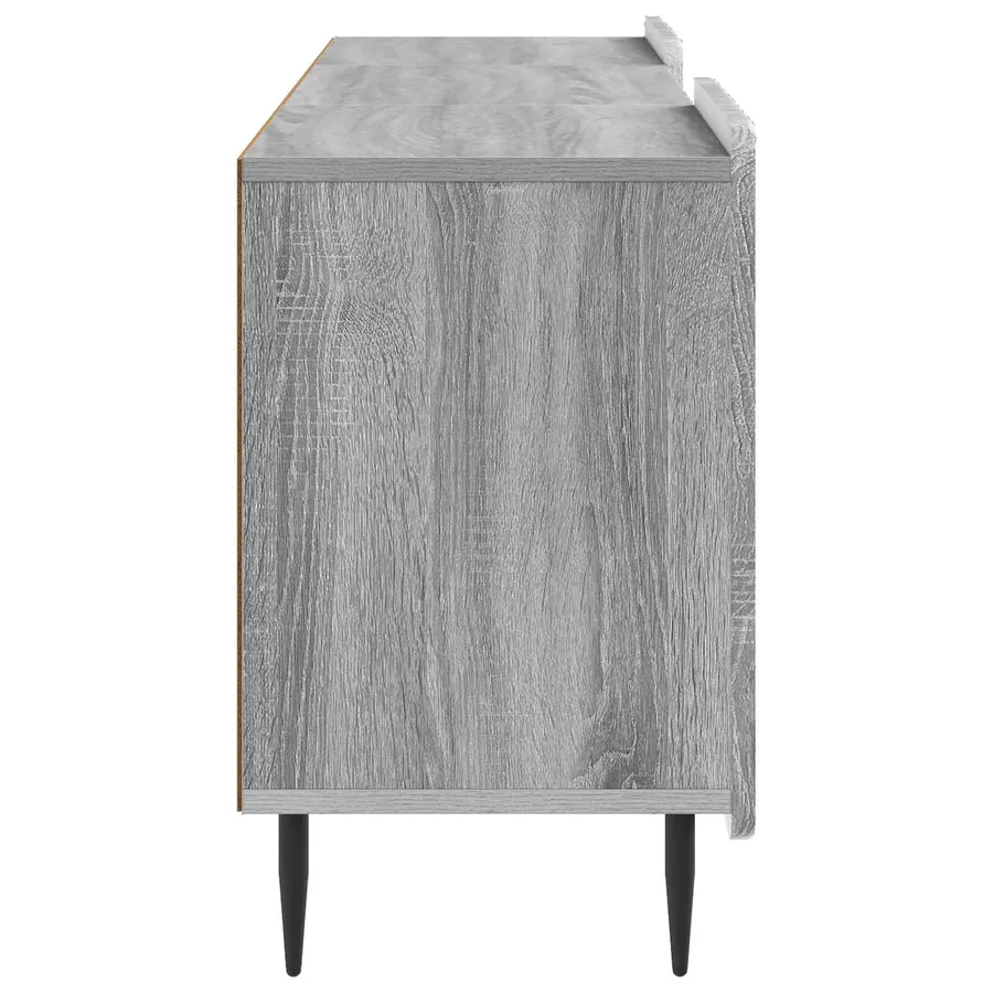 Meuble TV Sonoma gris 150 x 31 x 52 cm Bois d'ingénierie - 7