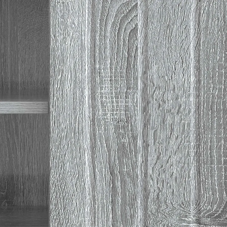 Meuble TV Sonoma gris 150 x 31 x 52 cm Bois d'ingénierie - 8