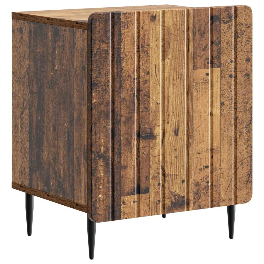 Cabinet de chevet 2 pcs Bois ancien 43 x 34,5 x 52 cm - 5