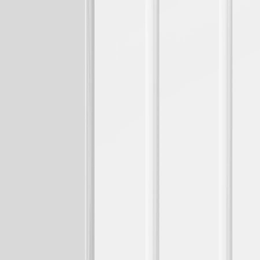 Cabinet de chevet 2 pcs Blanc brillant 43 x 34,5 x 52 cm - 9