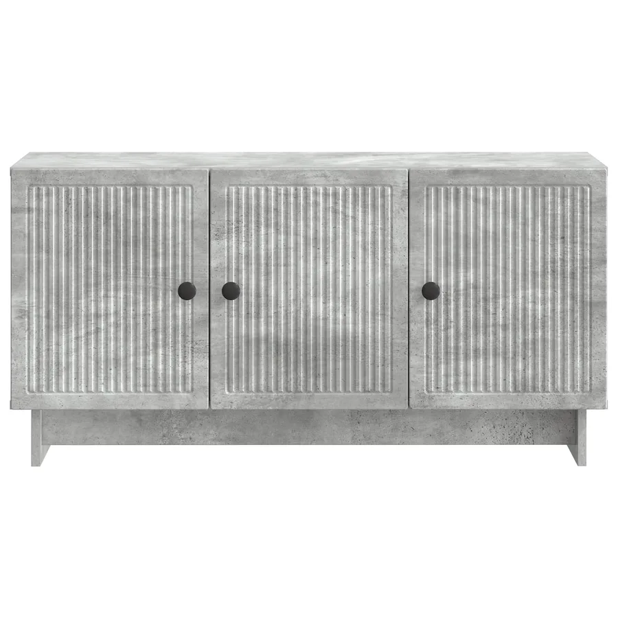 Meuble TV Gris béton 99 x 34,5 x 50 cm Bois d'ingénierie - 6