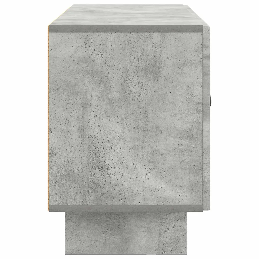 Meuble TV Gris béton 99 x 34,5 x 50 cm Bois d'ingénierie - 7