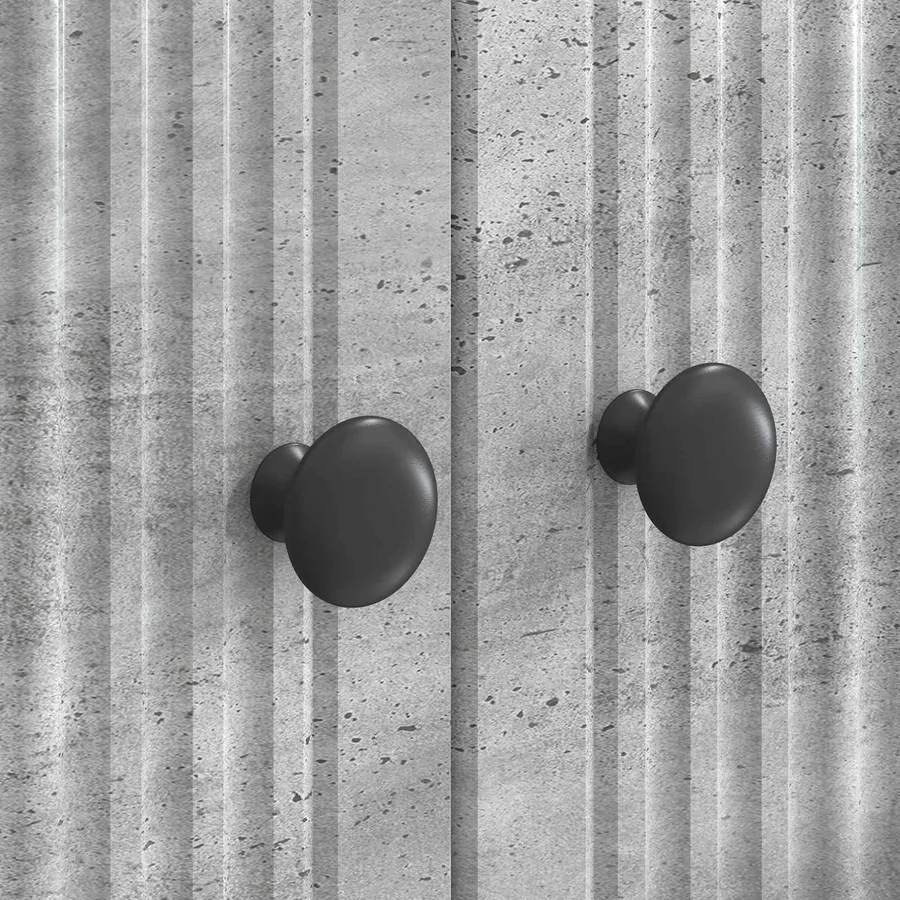 Meuble TV Gris béton 99 x 34,5 x 50 cm Bois d'ingénierie - 8