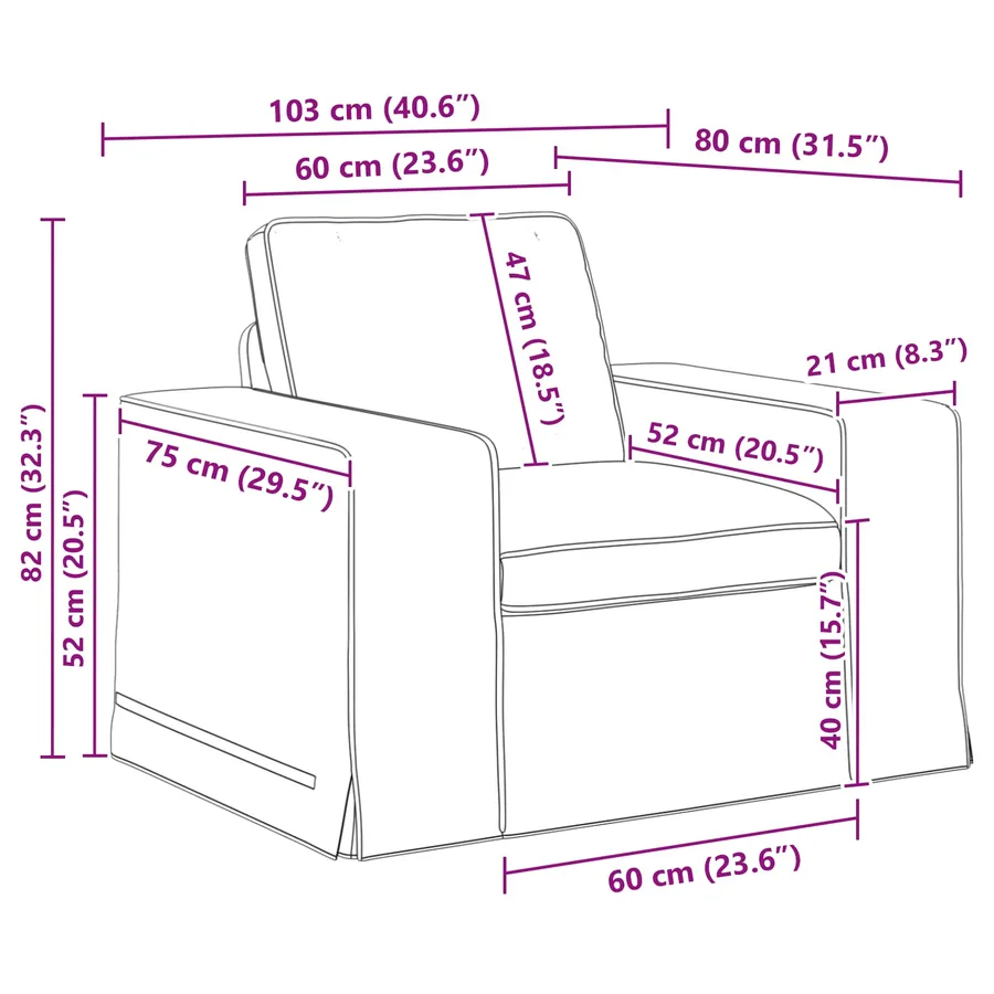 Ensemble de Canapés 2 pcs Noir 222 x 80 x 82 cm tissu - 9