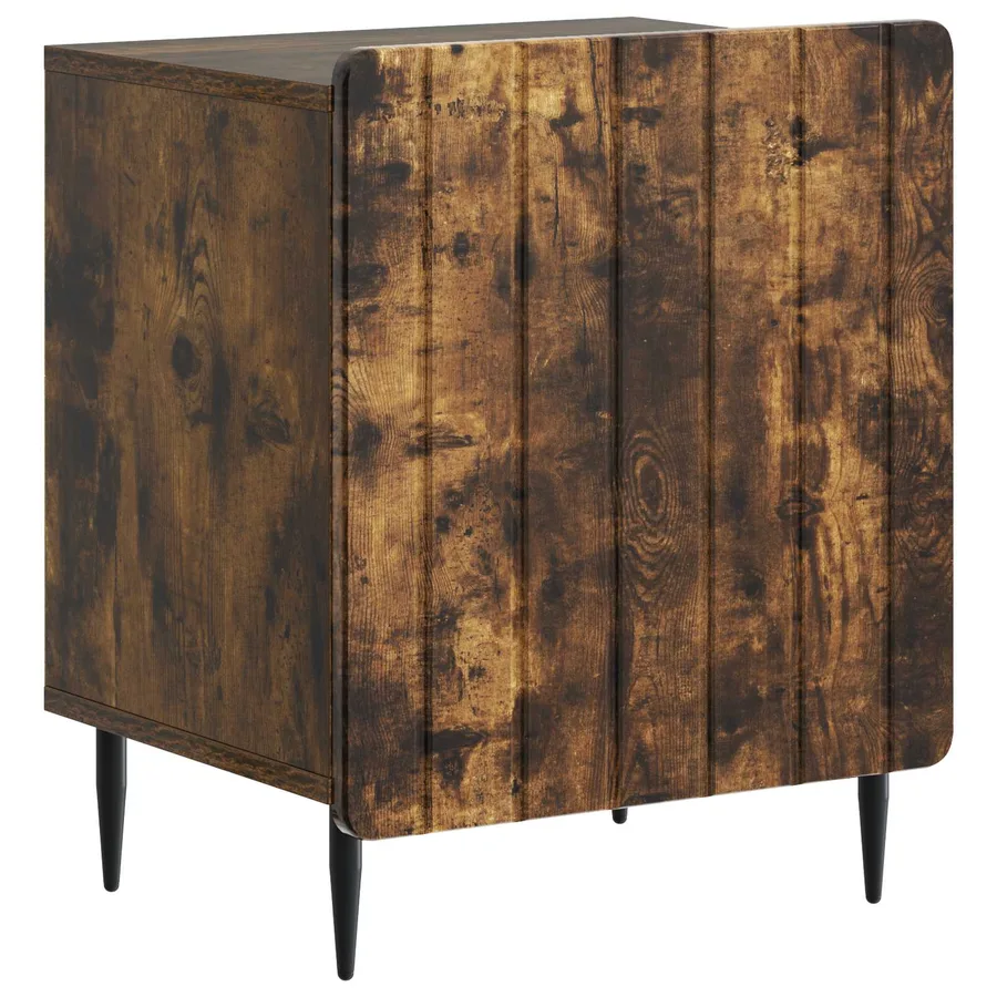 Cabinet de chevet 2 pcs Chêne fumé 43 x 34,5 x 52 cm - 5