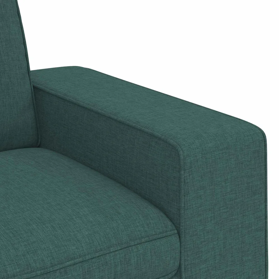 Canapé Vert foncé 103 x 80 x 82 cm tissu - 7