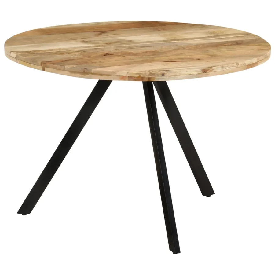 Table à dîner 110x75 cm Bois de manguier massif - 11