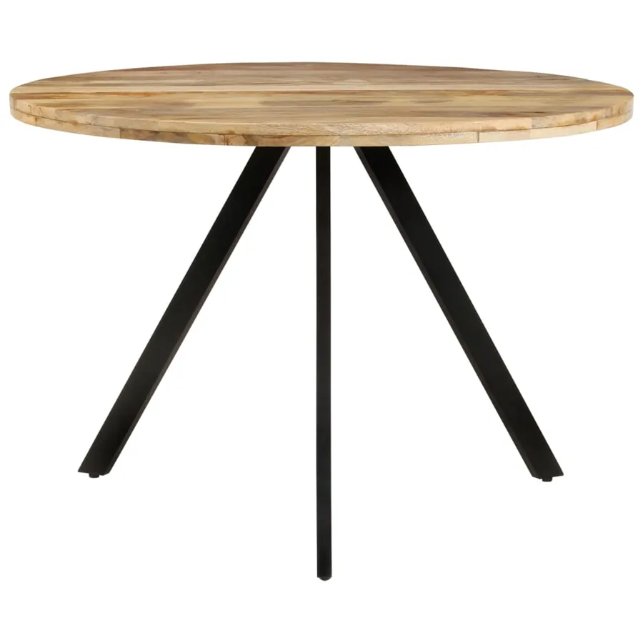 Table à dîner 110x75 cm Bois de manguier massif - 2