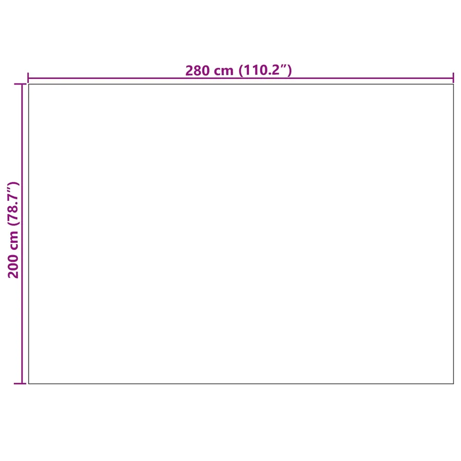 Tapis de surface PALMERAS Beige 200 x 280 cm Polyester - 8