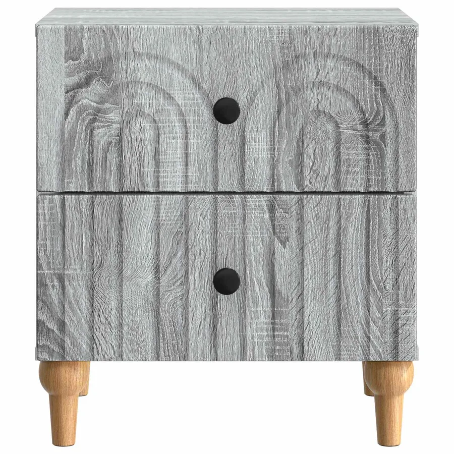 Cabinet de chevet avec tiroir Sonoma gris 43 x 34,5 x 48 cm - 5
